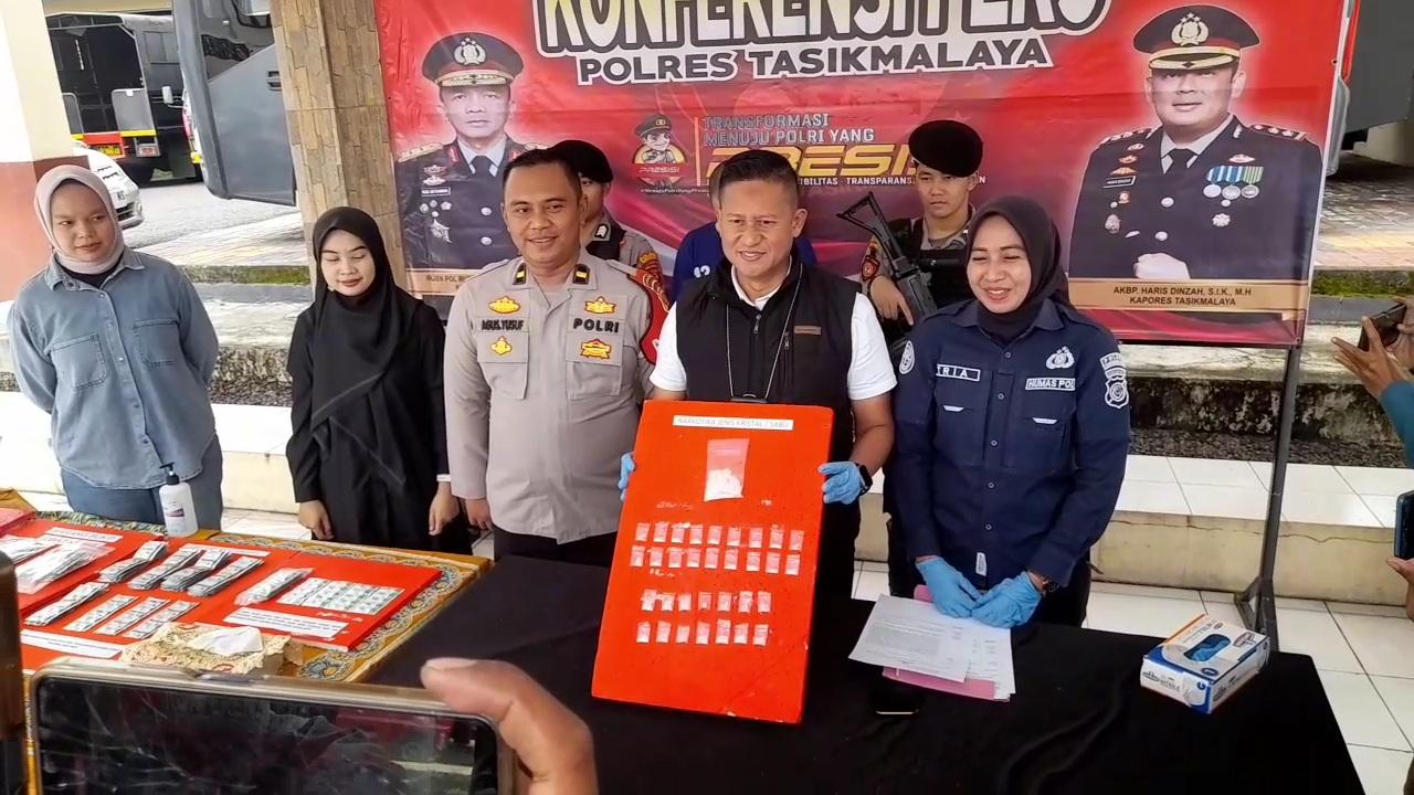Modus Tempel Gunakan Google Maps, Pengedar Sabu Ditangkap Satresnarkoba Polres Tasikmalaya