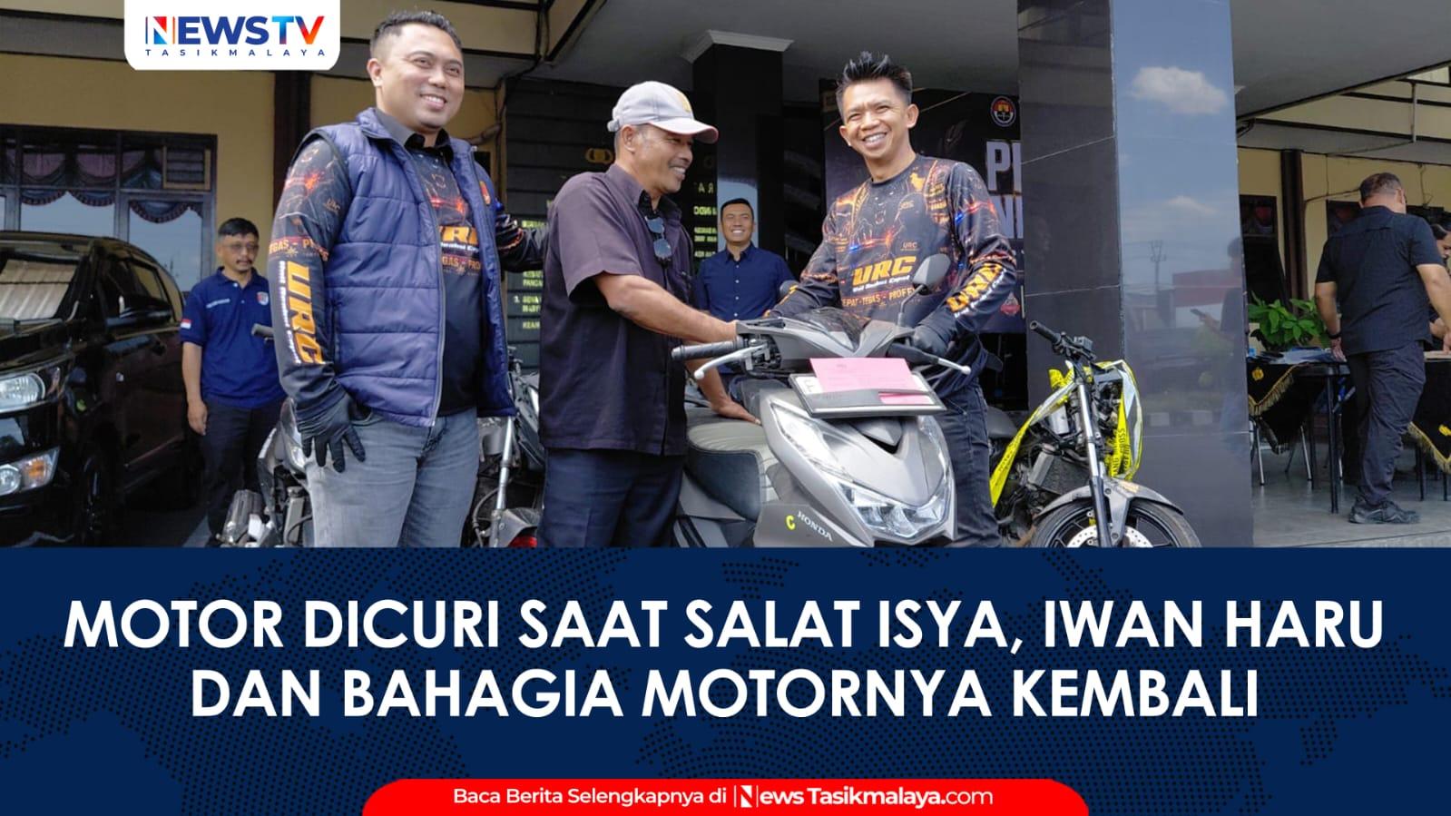 VIDEO: Motor Dicuri Saat Salat Isya, Iwan Haru dan Bahagia Kendaraannya Kembali dalam Hitungan Jam
