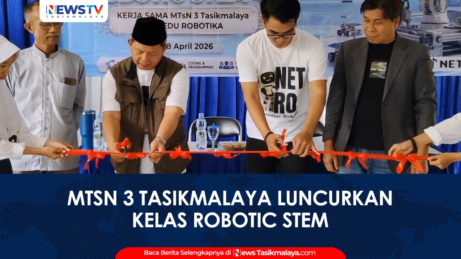 VIDEO: MTsN 3 Tasikmalaya Luncurkan Kelas Robotic STEM, Kemenag Apresiasi Inovasi Digital Madrasah