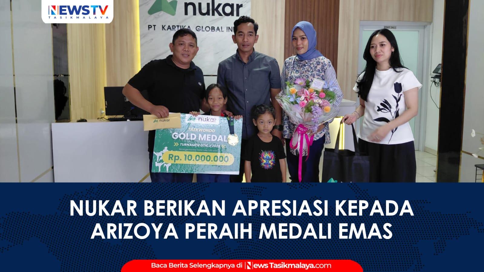 VIDEO: Nukar Berikan Apresiasi Kepada Arizoya Peraih Medali Emas di Kejuaraan Taekwondo Internasional, Orang Tua Sentil Perhatian Pemerintah