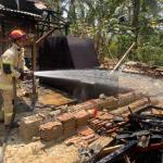 Pabrik Tusuk Sate di Cisaga Ciamis Terbakar, Kerugian Capai Rp80 Juta