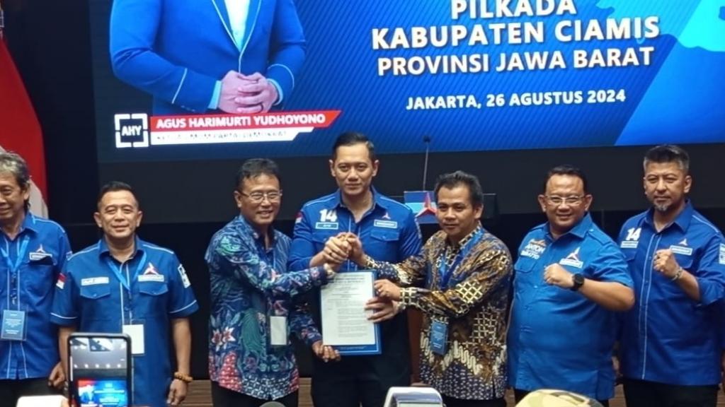 Partai Demokrat Resmi Usung Kembali Pasangan Herdiat-Yana di Pilkada Ciamis 2024