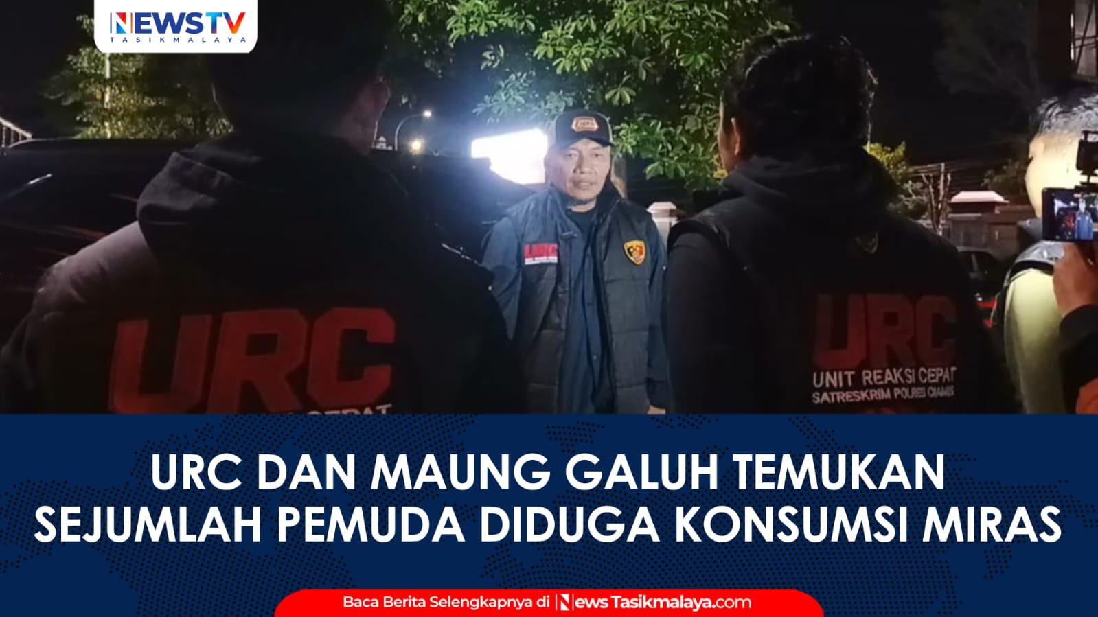 VIDEO: Patroli Dini Hari di Ciamis, URC dan Maung Galuh Temukan Sejumlah Pemuda Diduga Konsumsi Miras