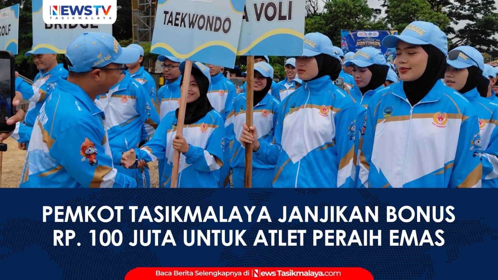 VIDEO: Pemkot Tasikmalaya Janjikan Bonus Rp100 Juta untuk Atlet Peraih Emas Porprov XV Jabar 2026