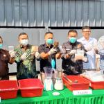 Pemusnahan Barang Bukti 61 Perkara Inkrah di Kejari Ciamis, Narkotika Capai 297,9 Gram dan Ratusan Botol Miras