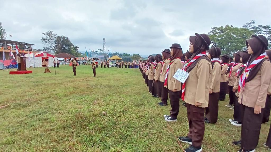 Penuh Semangat, Siswa Baru SMK BPN Kota Tasikmalaya Ikuti Permata 2024 di Ciamis