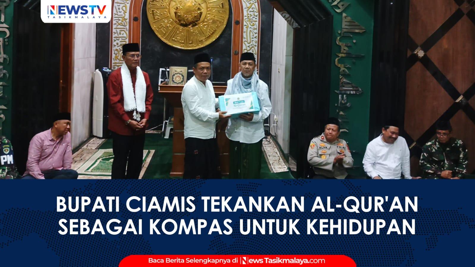 VIDEO: Peringatan Nuzulul Qur'an di Masjid Agung Ciamis: Bupati Herdiat Tekankan Al-Qur'an Sebagai Kompas Kehidupan