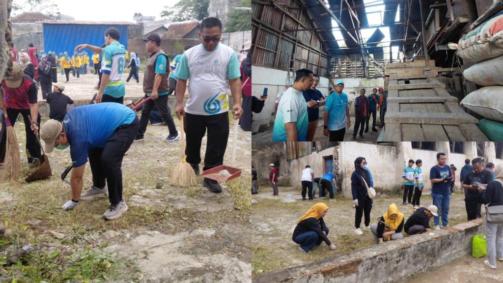 Peringati Harkopnas 2026, Wali Kota Viman Alfarizi Pimpin Ratusan ASN Bersihkan Tugu Koperasi Tasikmalaya