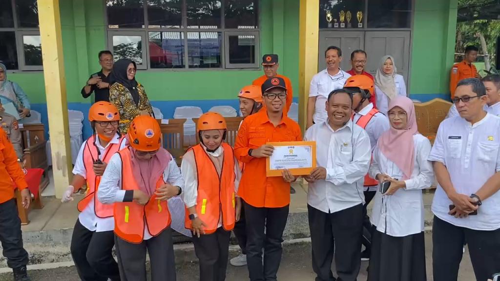 Peringati HKB 2025, Pemkot Tasikmalaya Gelar Simulasi Penanggulangan Bencana di Sekolah