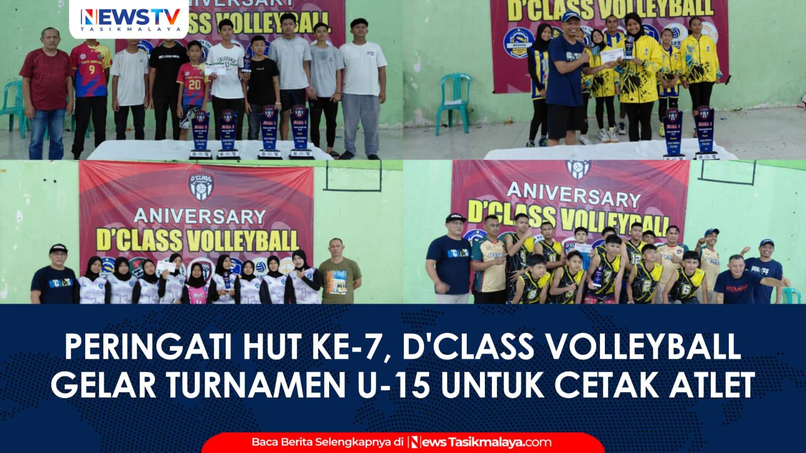 VIDEO: Peringati HUT Ke-7, D'Class Volleyball Gelar Turnamen U-15 untuk Cetak Atlet Masa Depan