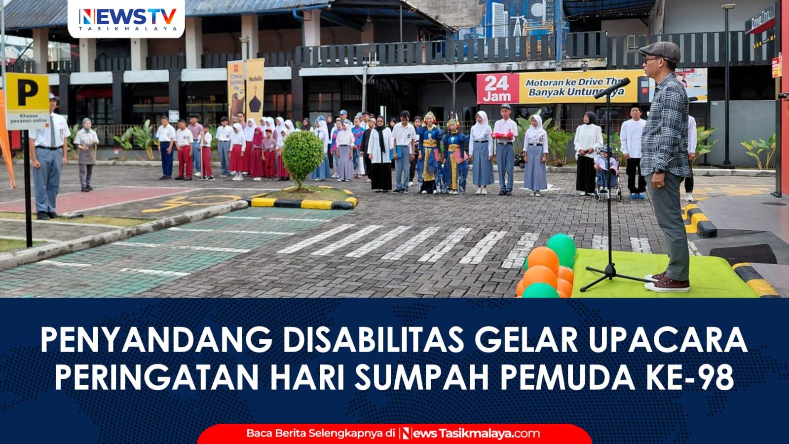 VIDEO: Peringati Sumpah Pemuda ke-98, Penyandang Disabilitas di Tasikmalaya Gelar Upacara, DPRD Beri Apresiasi