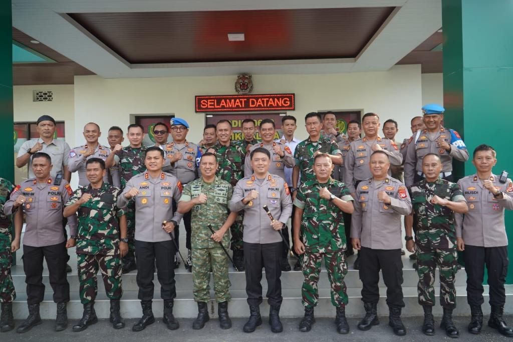 Perkokoh Sinergi, Dua Kapolres di Tasikmalaya Sambangi Makodim 0612