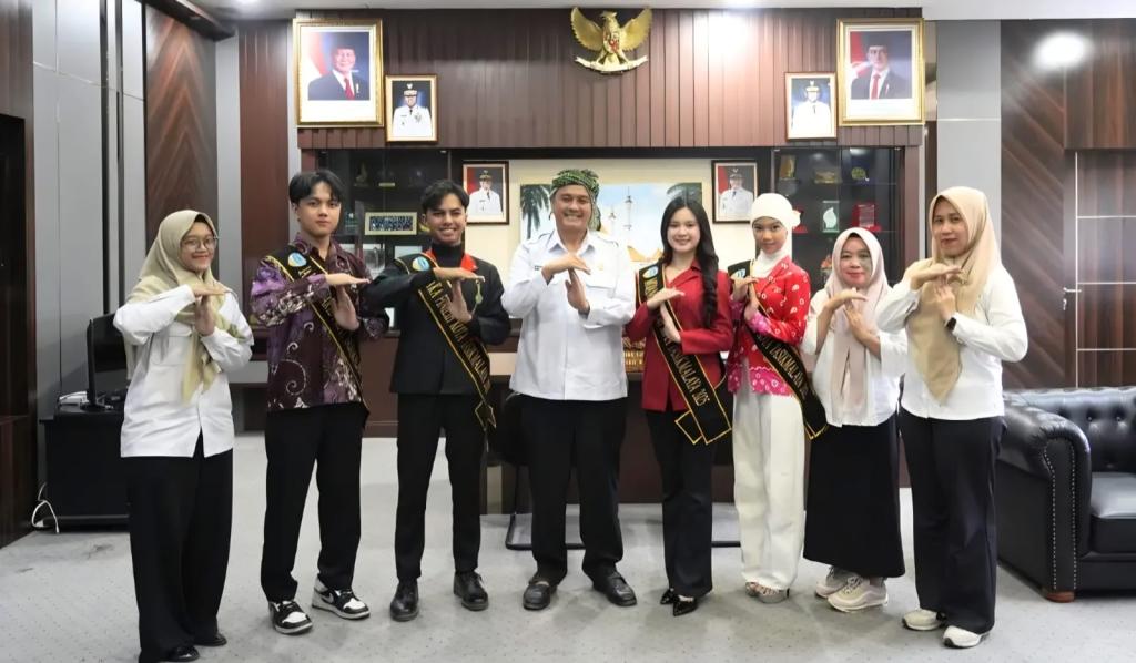 Perkuat Sinergi Pembangunan Daerah, Mojang Jajaka Silaturahmi ke Wakil Wali Kota Tasikmalaya Diky Candra