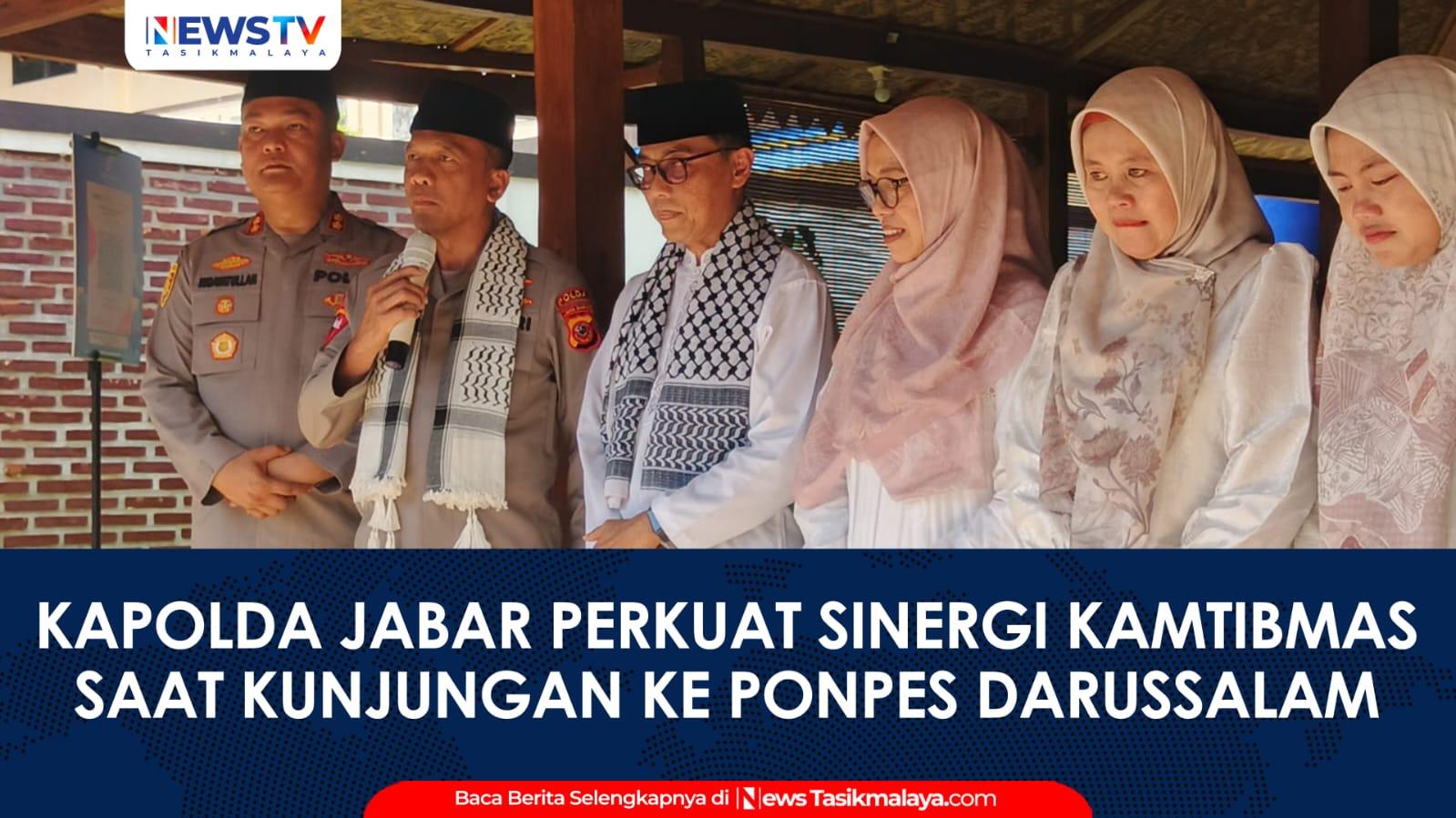 VIDEO: Perkuat Sinergi Sauyunan Jaga Lembur, Kapolda Jabar Kunjungi Ponpes Darussalam Ciamis