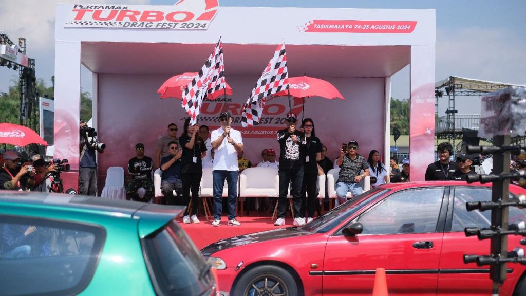 Pertamax Turbo Drag Fest 2024 Sukses Digelar di Tasikmalaya, Peserta Melebihi Target