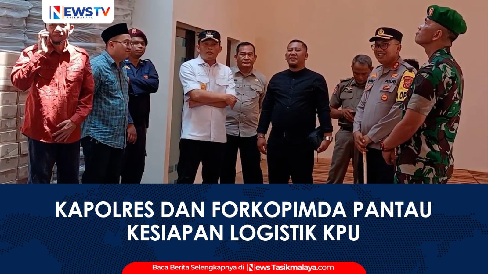 VIDEO: Pj Wali Kota Tasikmalaya Bersama Forkopimda Cek Kesiapan Logistik KPU Jelang Pilkada 2024
