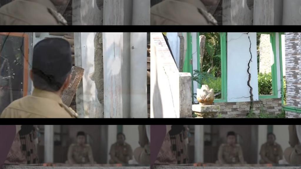 Pjs Bupati Tasikmalaya Tinjau Lokasi Pergerakan Tanah di Desa Bojongsari Gunungtanjung