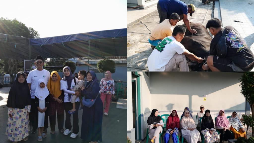 Politisi PKB Asep Endang Sembelih Dua Ekor Sapi Kurban untuk Lansia Jompo di Tasikmalaya