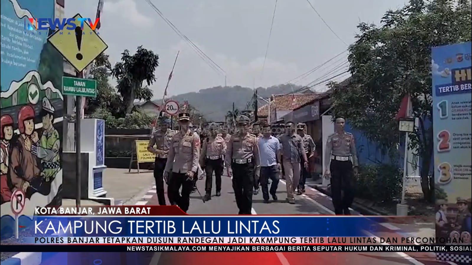 VIDEO: Polres Banjar Tetapkan Dusun Randegan Dua Jadi Kampung Tertib Lalu Lintas dan Percontohan