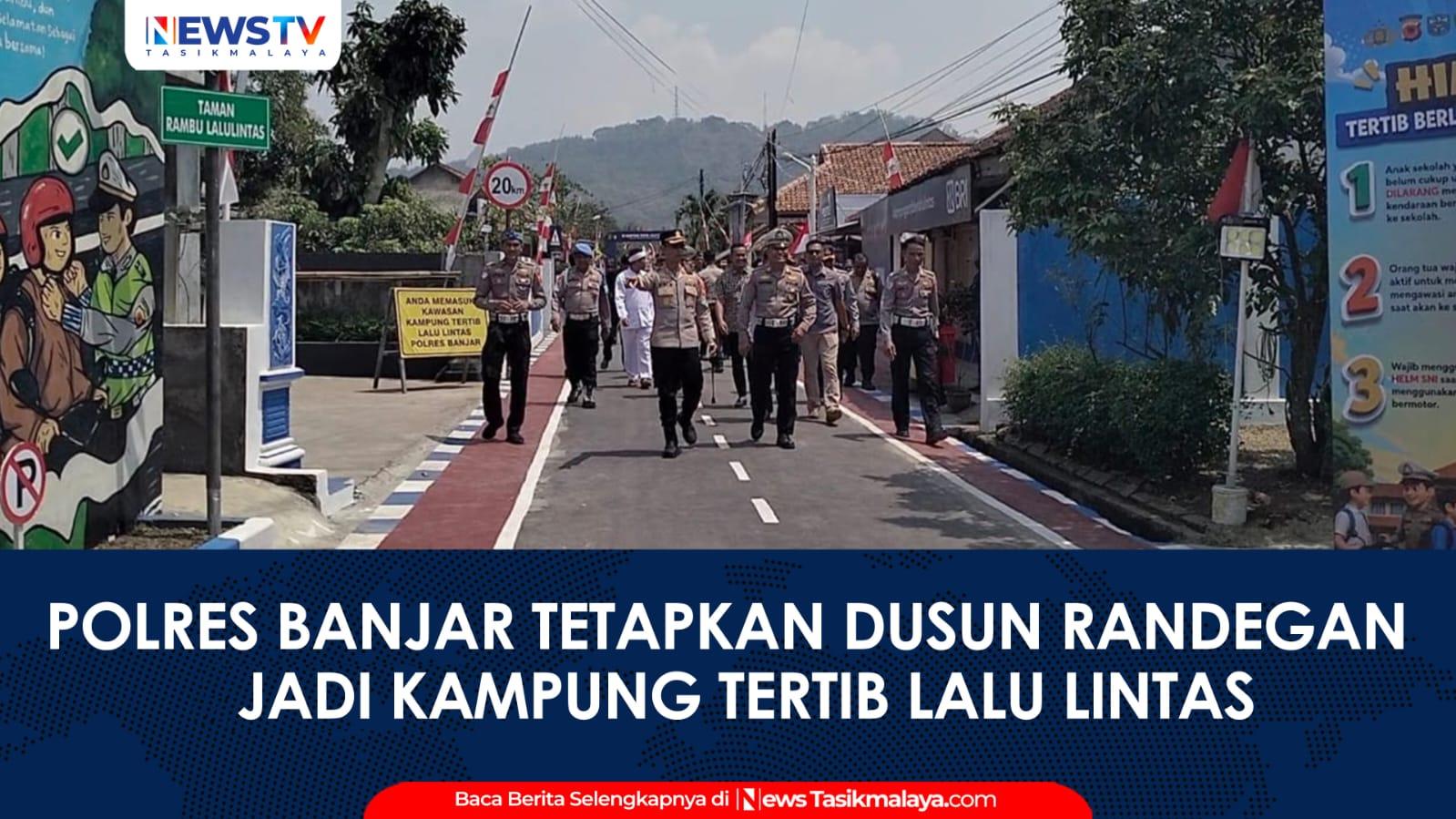 VIDEO: Polres Banjar Tetapkan Dusun Randegan Dua Jadi Kampung Tertib Lalu Lintas dan Percontohan