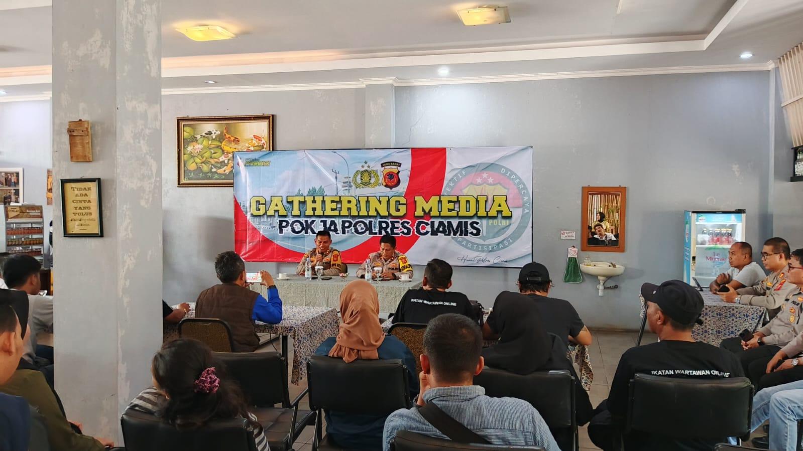 Polres Ciamis Gelar Gathering Media untuk Perkuat Sinergi dengan Jurnalis