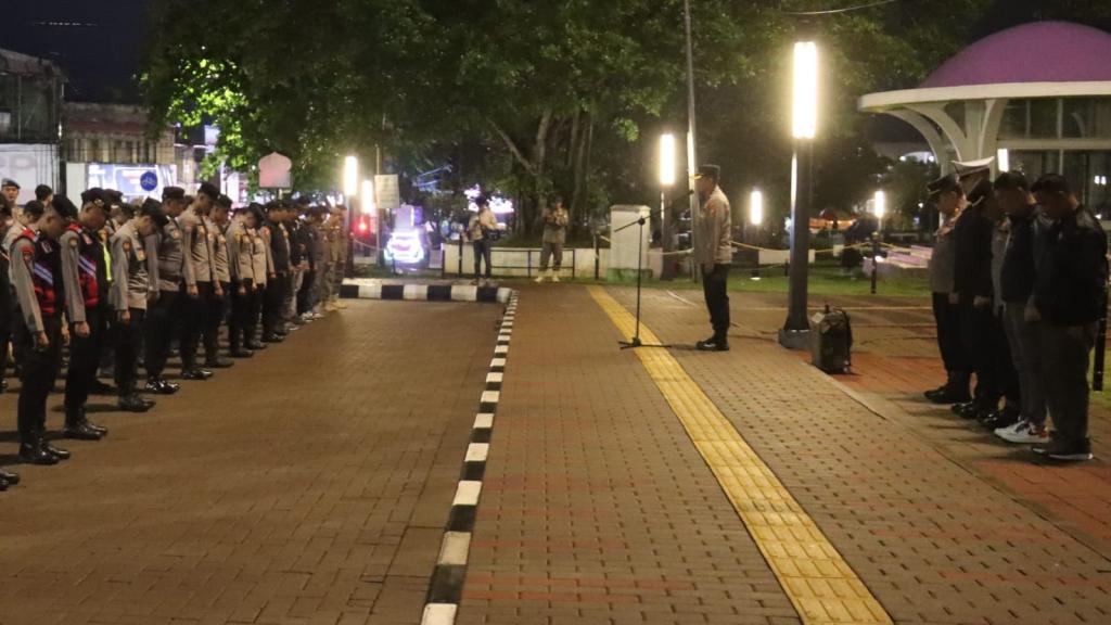 Polres Ciamis Gelar Patroli Skala Besar untuk Jaga Kondusifitas Wilayah