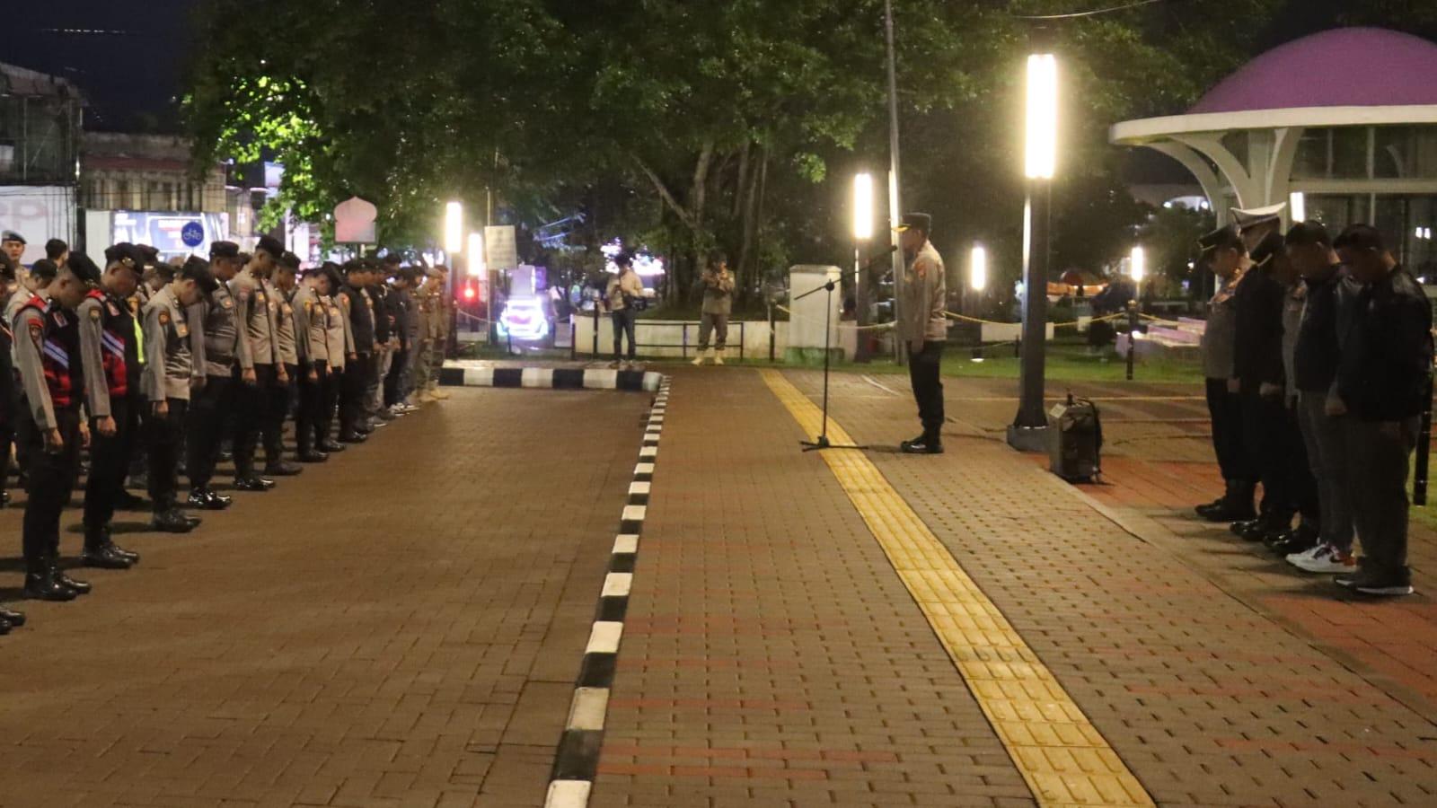 Polres Ciamis Gelar Patroli Skala Besar untuk Jaga Kondusifitas Wilayah