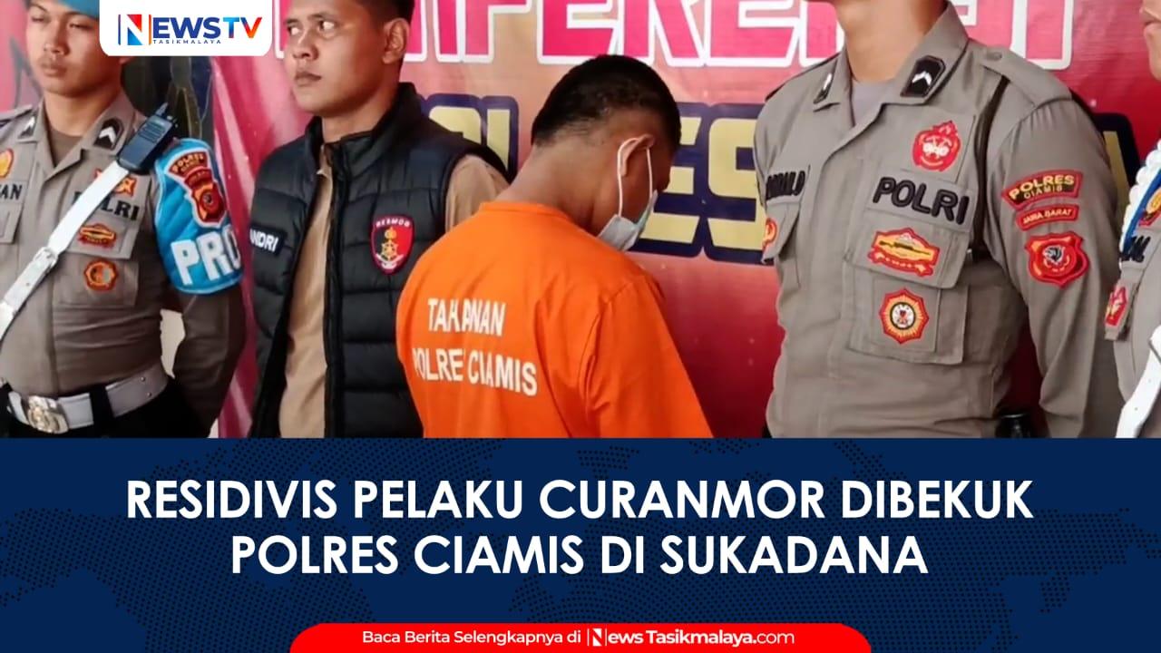 VIDEO: Polres Ciamis Ungkap Kasus Curanmor di Sukadana, Pelaku Residivis Tiga Kali Terlibat Kejahatan