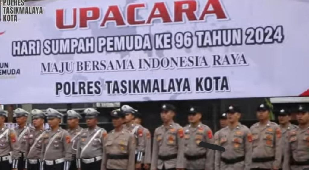 Polres Tasikmalaya Kota Gelar Upacara Hari Sumpah Pemuda, Serukan Semangat Persatuan Bangsa