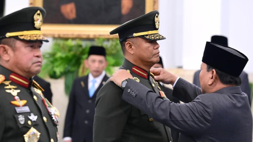 Presiden Prabowo Lantik Jenderal Tandyo Budi Revita Jadi KSAD, Percepat Program Strategis Pemerintah