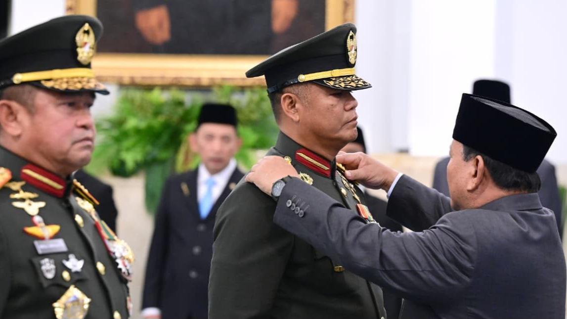 Presiden Prabowo Lantik Jenderal Tandyo Budi Revita Jadi KSAD, Percepat Program Strategis Pemerintah