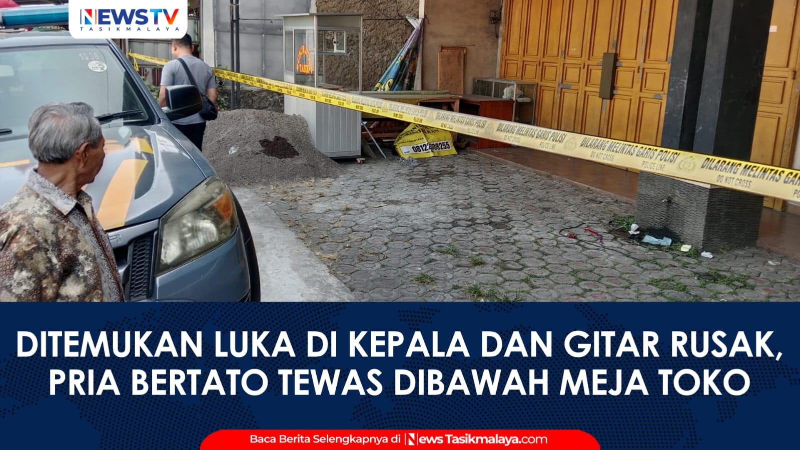 VIDEO: Pria Bertato Ditemukan Tewas di Dekat Pasar Ciawi Tasikmalaya, Diduga Korban Pembunuhan