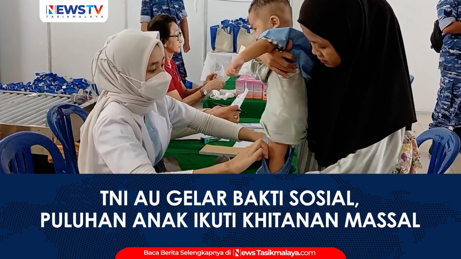 VIDEO: Puluhan Anak Ikuti Khitanan Massal HUT TNI AU ke-79, KASAU: Bukti Kami Bagian dari Rakyat