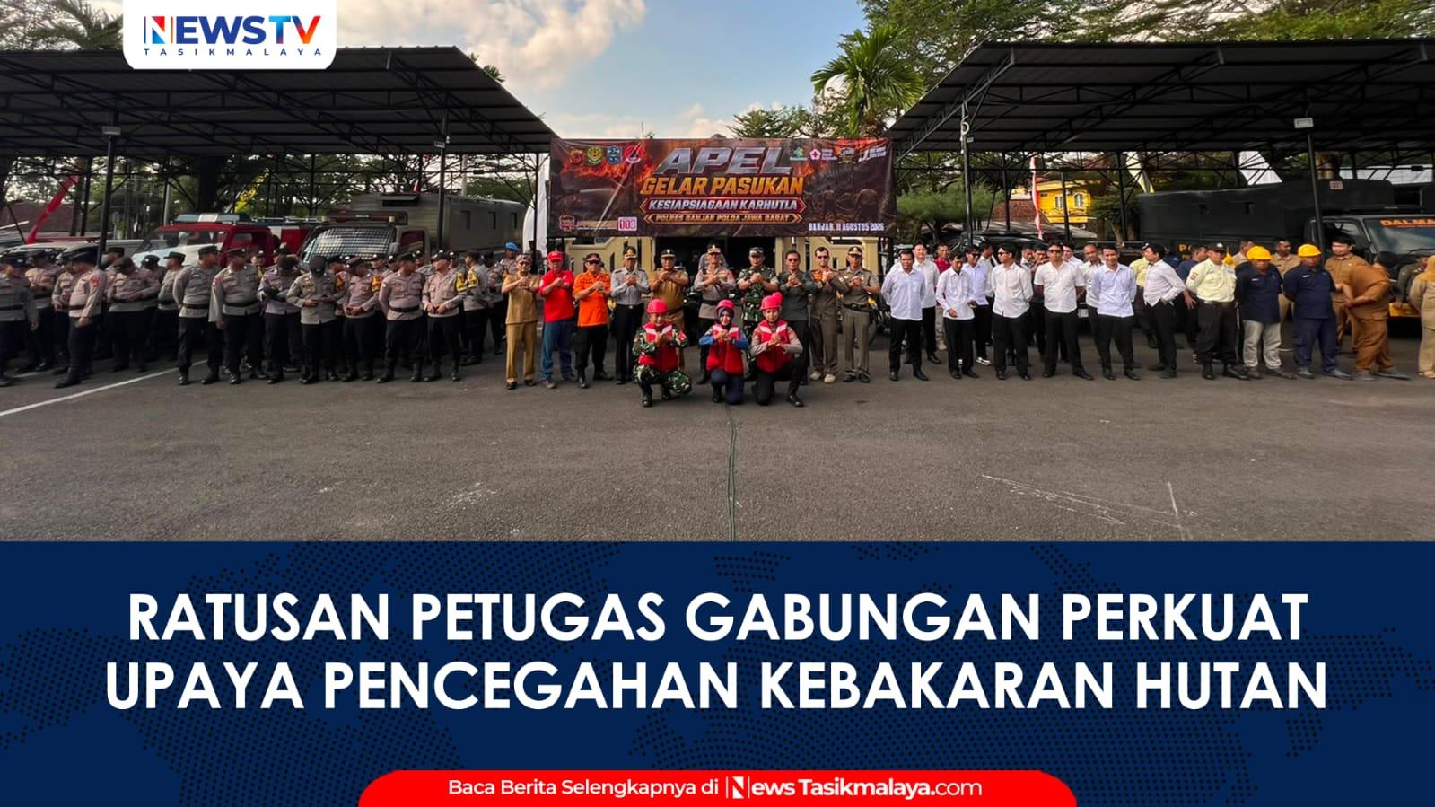 VIDEO: Ratusan Petugas Gabungan Siaga Karhutla, Polres Banjar Perkuat Upaya Pencegahan Kebakaran Hutan dan Lahan