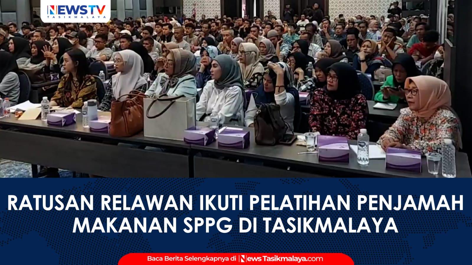 VIDEO: Ratusan Relawan Ikuti Pelatihan Penjamah Makanan SPPG di Tasikmalaya