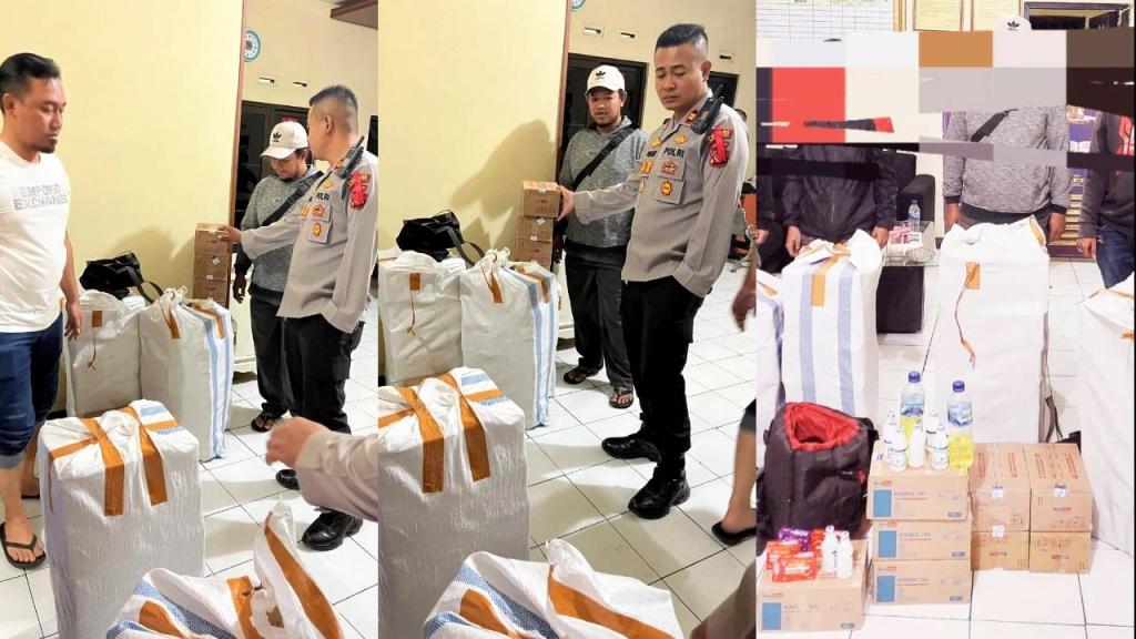 Ribuan Botol Alkohol Murni Diduga untuk Bahan Miras Oplosan Diamankan Polsek Leuwisari Tasikmalaya