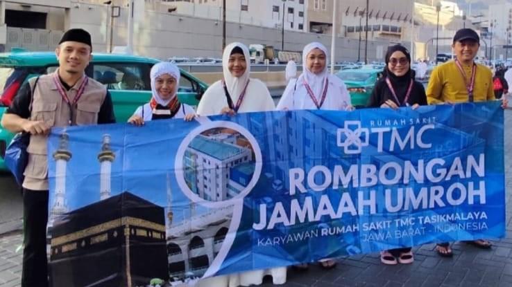 RS TMC Tasikmalaya Berangkatkan 5 Karyawan Umrah Gratis di Momentum HUT ke-15