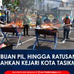 VIDEO: Sabu, Ribuan Pil Terlarang, Hingga Ratusan Botol Miras Dimusnahkan Kejari Kota Tasikmalaya