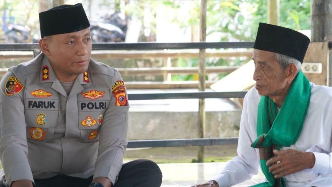 Safari Kamtibmas, Kapolres Tasikmalaya Kota AKBP Moh Faruk Rozi Sambangi Ponpes Mabdaul Ulum