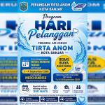 Sambut Hari Pelanggan Nasional, Perumdam Tirta Anom Kota Banjar Bagi-Bagi Merchandise dan Gratis Biaya Balik Nama
