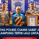 VIDEO: Satlantas Polres Ciamis Sabet Juara 2 Kampung Tertib Lalu Lintas