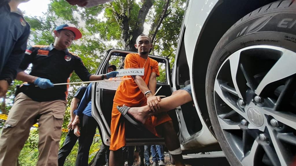 Satreskrim Polres Tasikmalaya Kota Gelar Rekonstruksi Kasus Pembunuhan Janda Asal Sleman, 28 Adegan Diperagakan