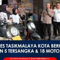 VIDEO: Satreskrim Polres Tasikmalaya Kota Ungkap Curanmor, 5 Tersangka dan 18 Motor Diamankan