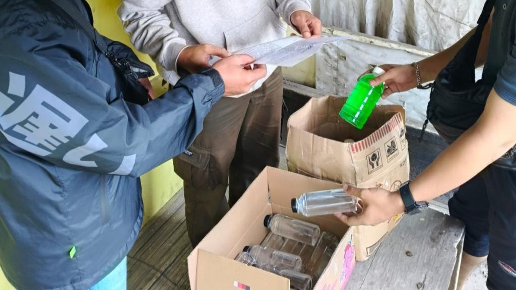 Satresnarkoba Polres Tasikmalaya Kota Amankan Puluhan Botol Miras dalam Operasi Cipta Kondisi