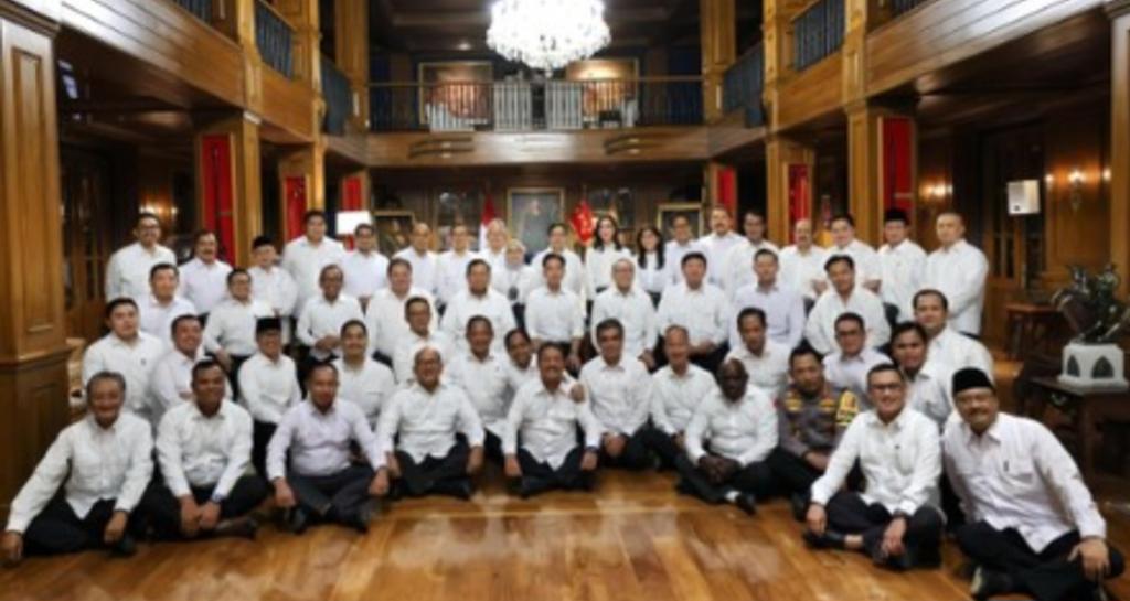 Inilah Susunan Lengkap Menteri di Kabinet Presiden RI Terpilih Prabowo Subianto-Gibran Rakabuming Raka