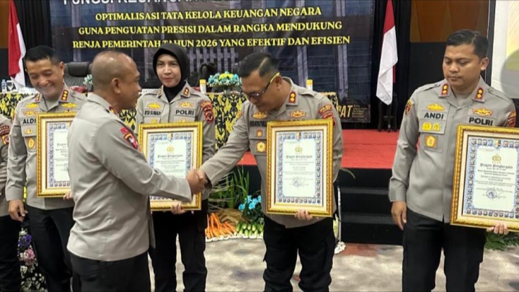 Polres Ciamis Raih Penghargaan di Rakernis Fungsi Keuangan Polda Jabar 2026