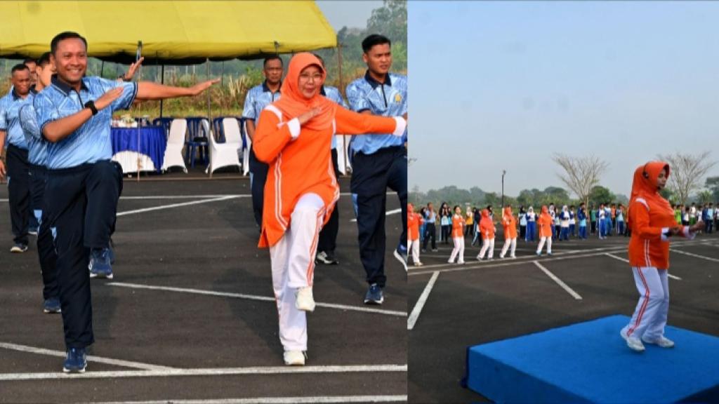 Pererat Kebersamaan, Keluarga Besar Lanud Wiriadinata Gelar Olahraga Bersama Peringati HUT ke-38 Yasarini