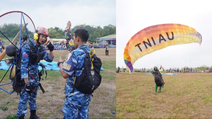 TNI AU Hadir untuk Generasi Muda, Lanud Wiriadinata Kenalkan Olahraga Dirgantara dan Wawasan Kedirgantaraan Bagi Pelajar Tasikmalaya