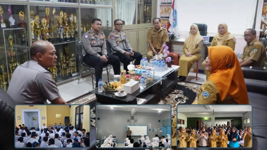 Polisi Peduli Pendidikan, Polres Tasikmalaya Kota Ajak Siswa Disiplin dan Jauhi Perilaku Negatif