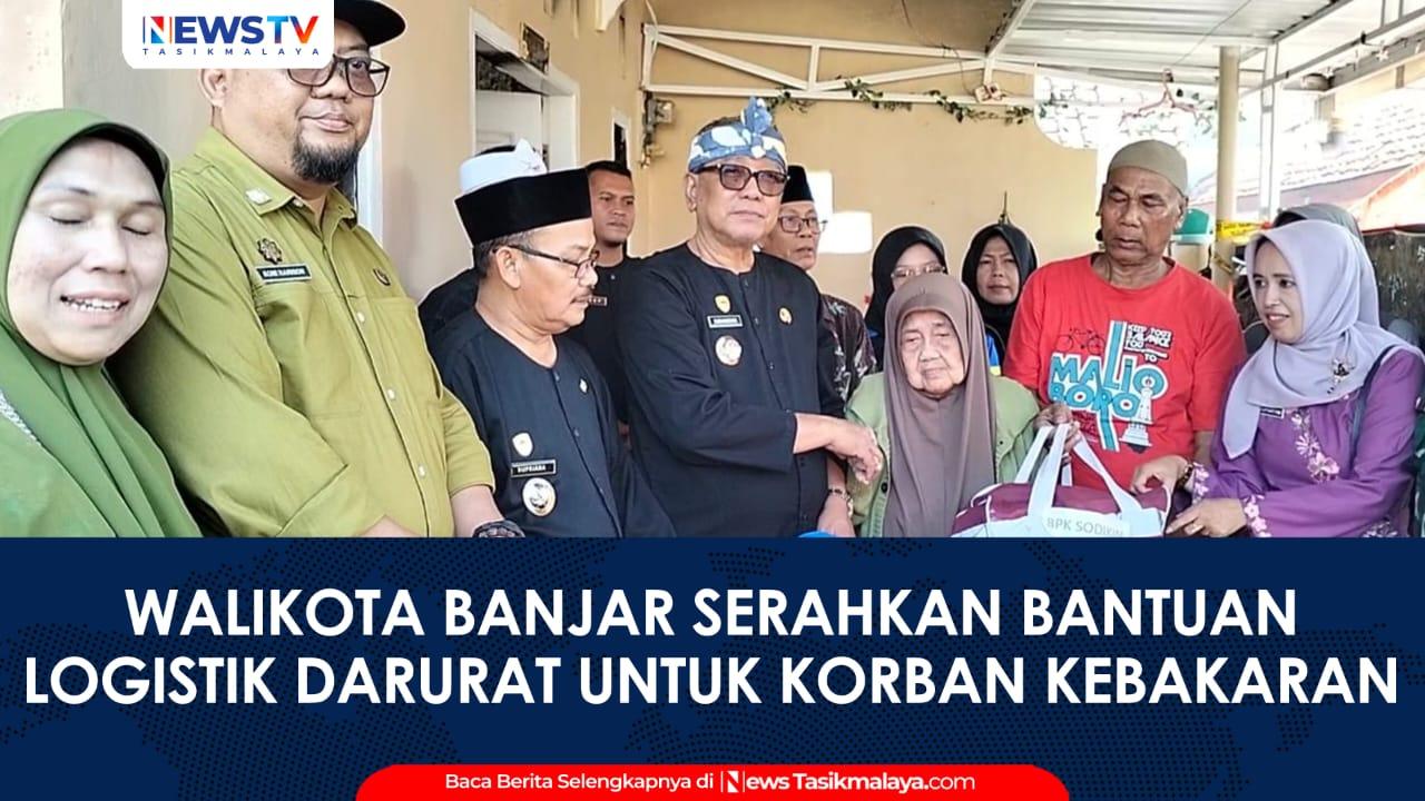 VIDEO: Sehari Pasca-Kebakaran, Wali Kota Banjar Serahkan Bantuan Logistik Darurat dan Janjikan Bedah Rumah Tiga Korban